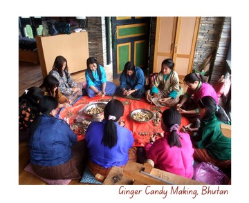 Ginger Candy Making, Bhutan