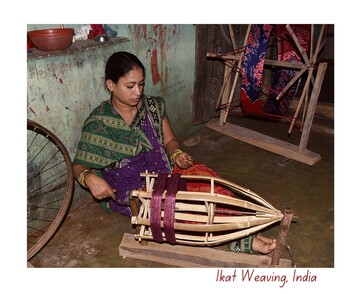 Ikat Weaving, India