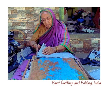 Pant Cutting and Folding, India