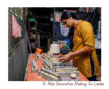 X_Mas Decoration Making, Sri Lanka